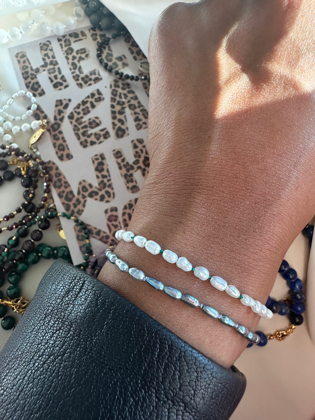 Curated Pearl Bracelet Stacks