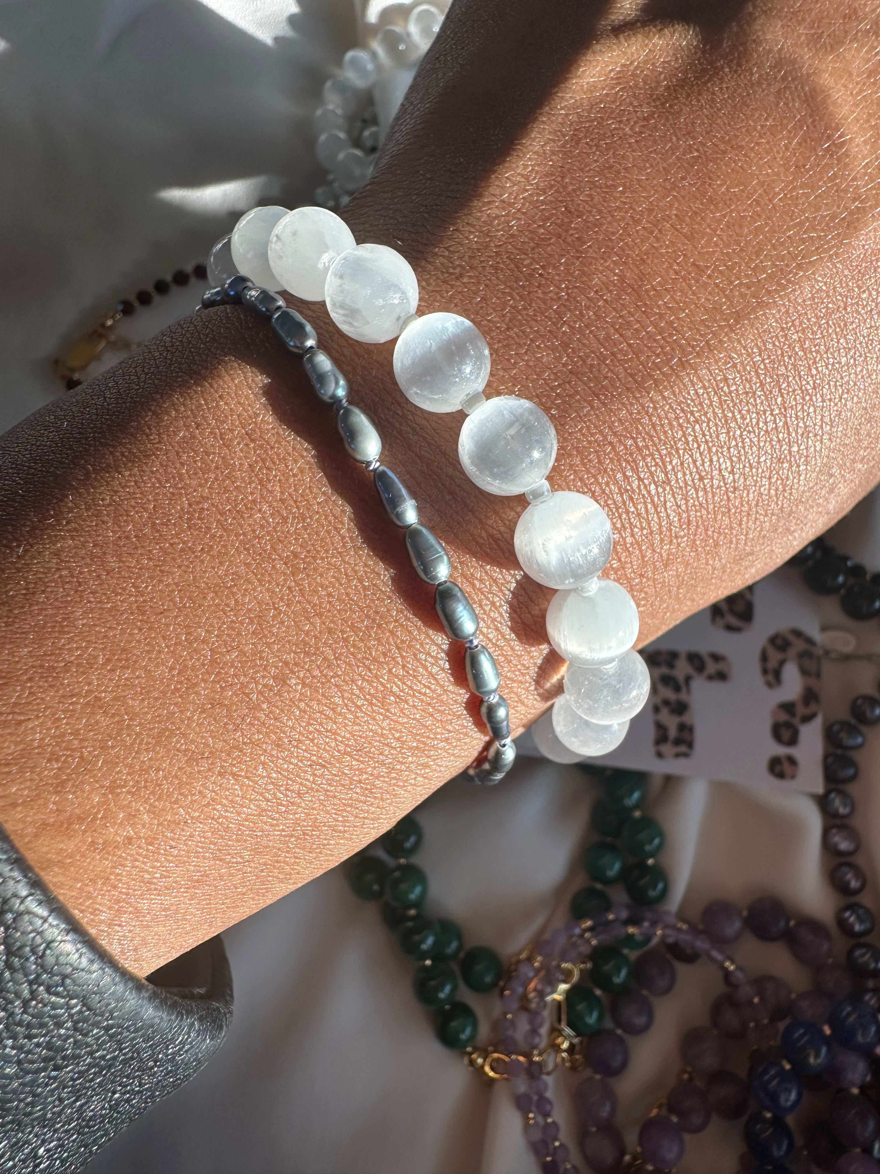 Curated Pearl Bracelet Stacks