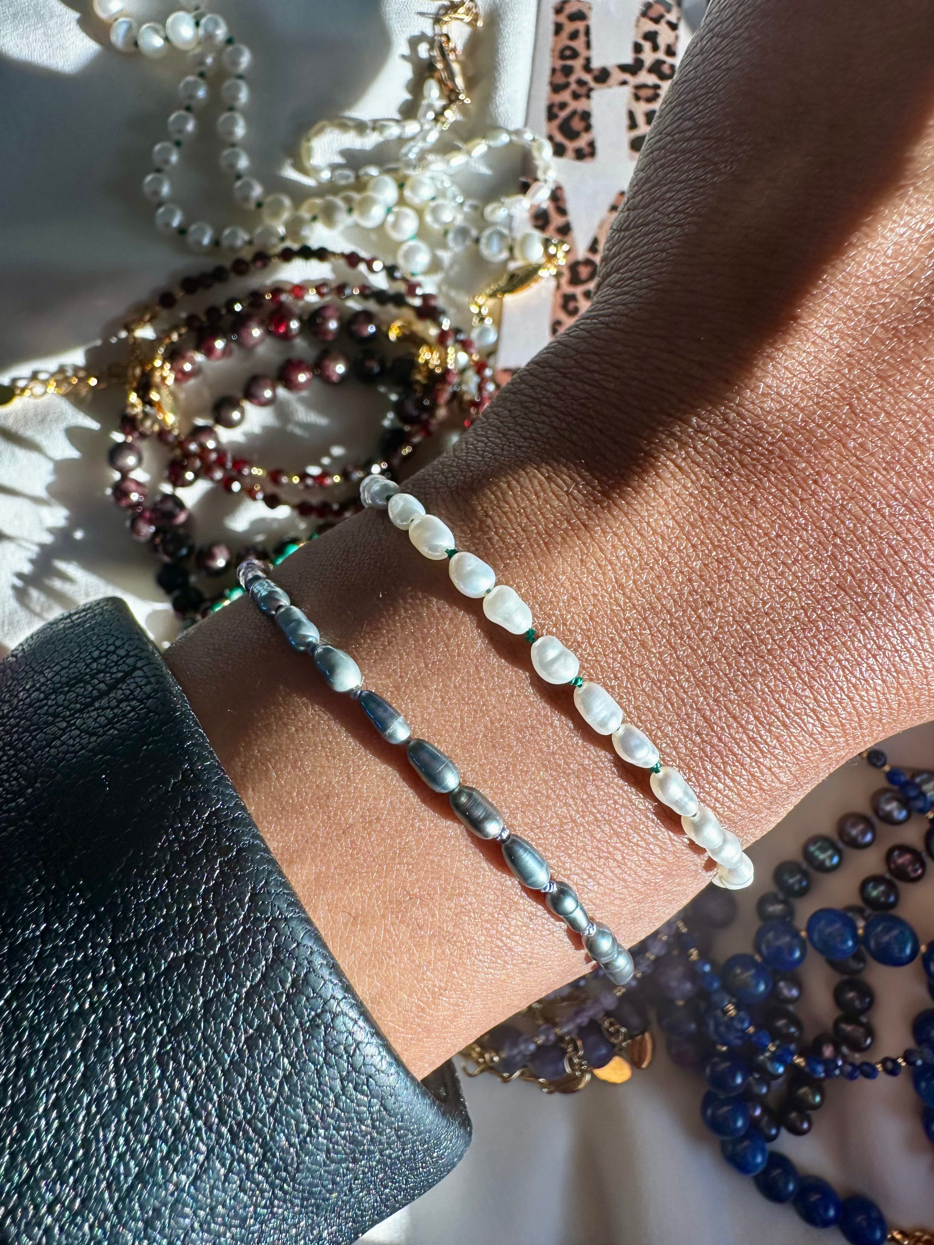 Curated Pearl Bracelet Stacks