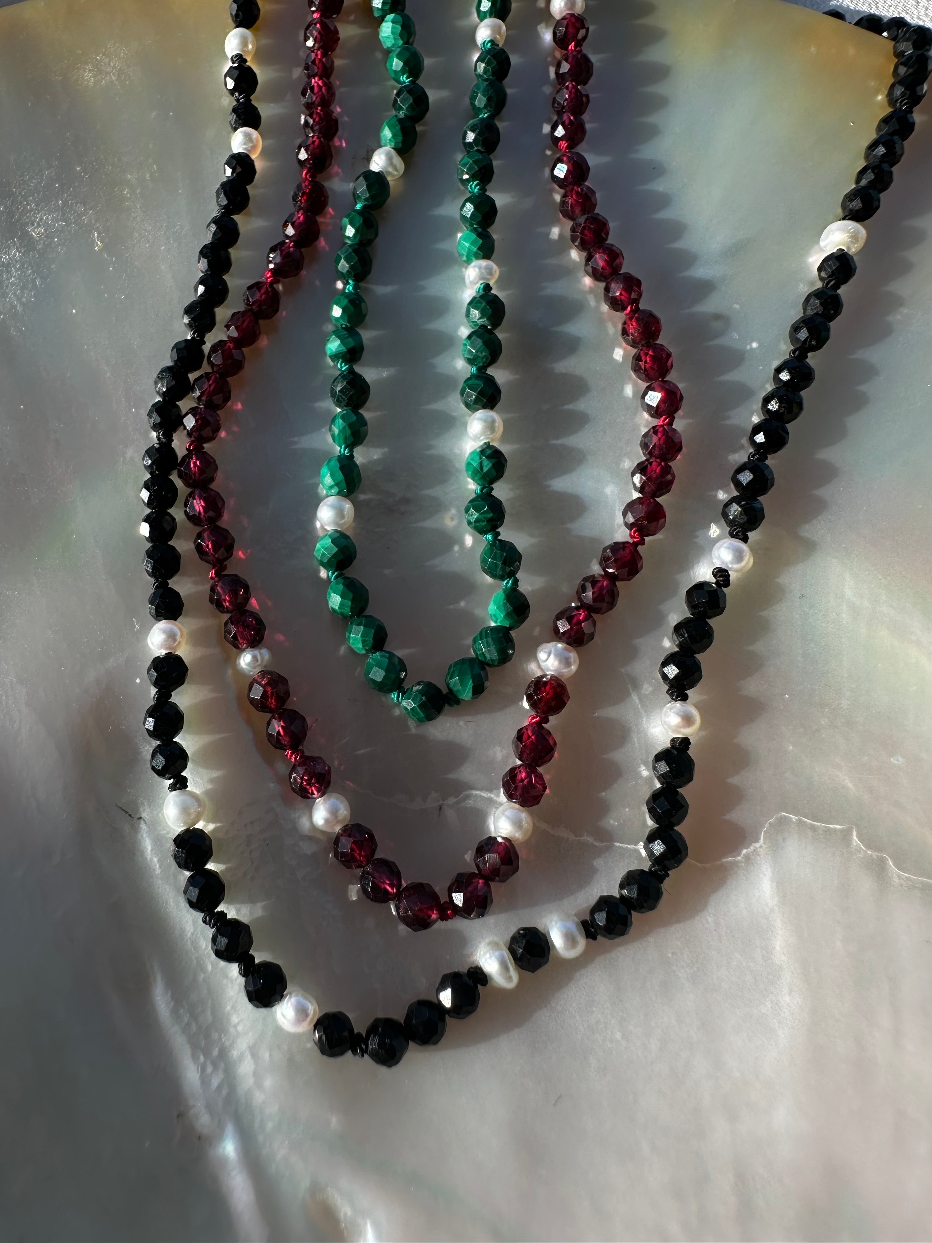 Dainty Gemstone Intention Choker Trios