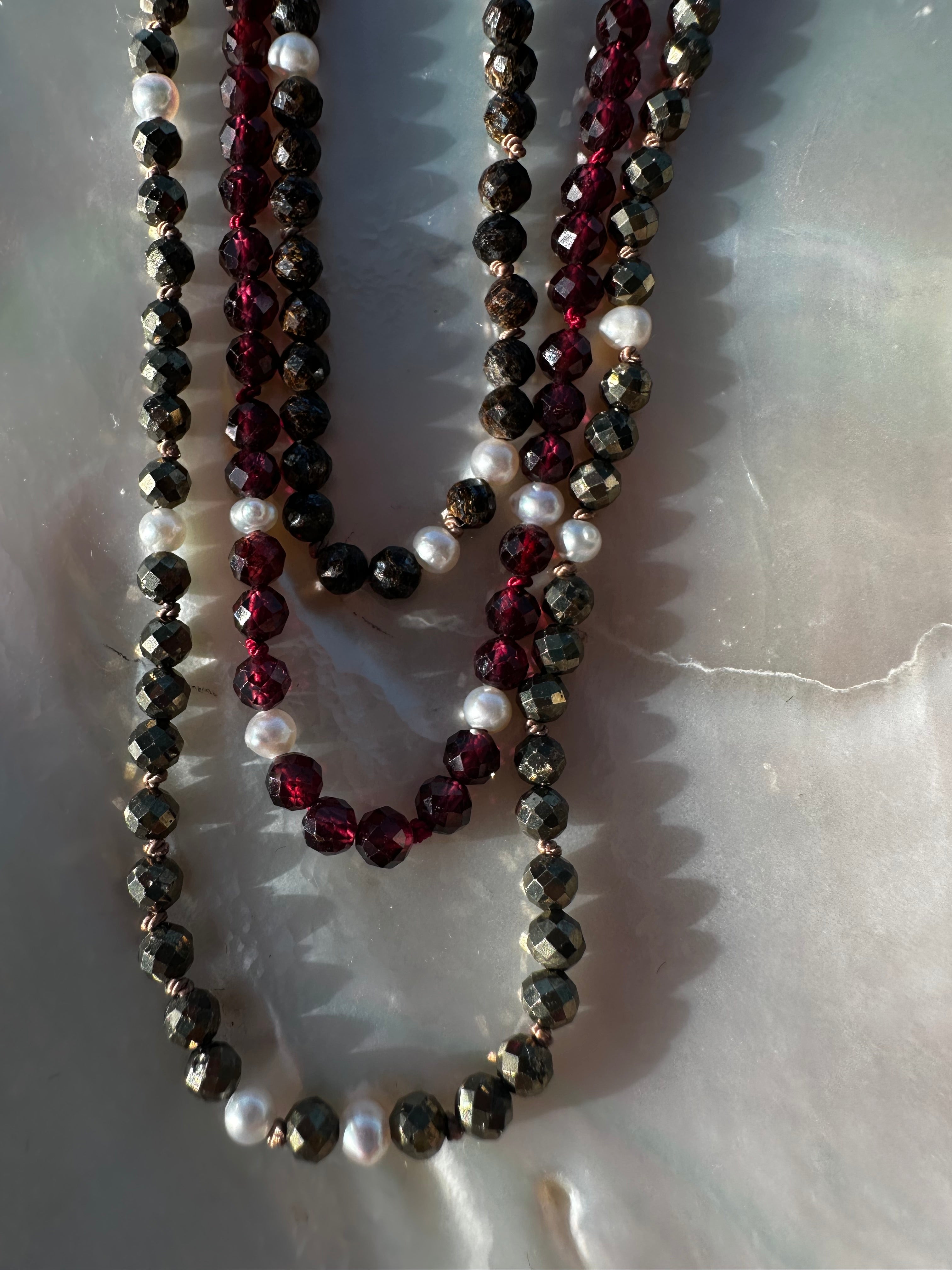 Dainty Gemstone Intention Choker Trios