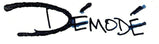 Handwritten 'Démodé' text on a white background